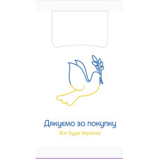 Пакет майка 27х45 Голубка 100 шт М-3