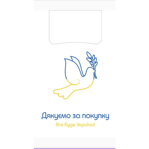 Пакет майка 27х45 Голубка 100 шт М-3