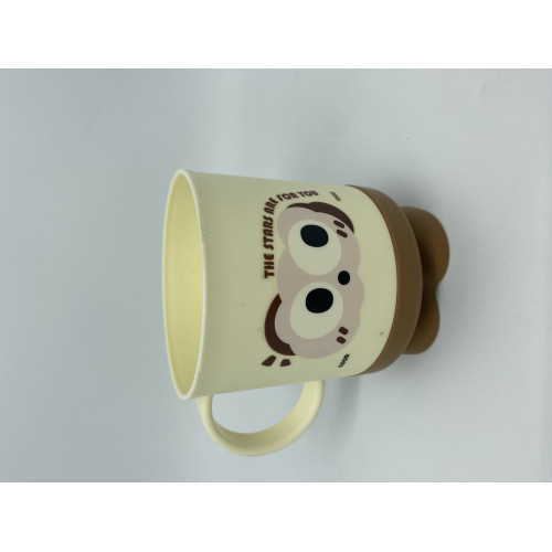 Чашка пластиковая детская на ножке микс 8.5*10 см SM9968