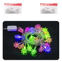 Гірлянда електрична Color-It Зірочки 20 шт 3.5 м LED об'ємні мультиколір RJ-15