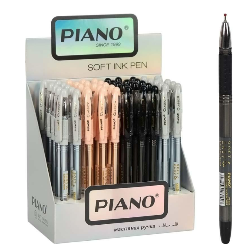 Ручка масляная Classic PIANO PT-020 синяя