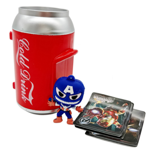 Игрушка сюрприз банки 1шт Мстители 138258-6