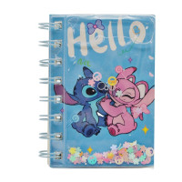 Блокнот на спирали водный переплет А7 Stitch RY2100 1056-03