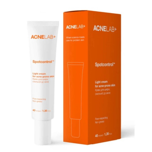 Крем для шкіри ACNELAB+ схильної до акне Spotcontrol Light 40 мл