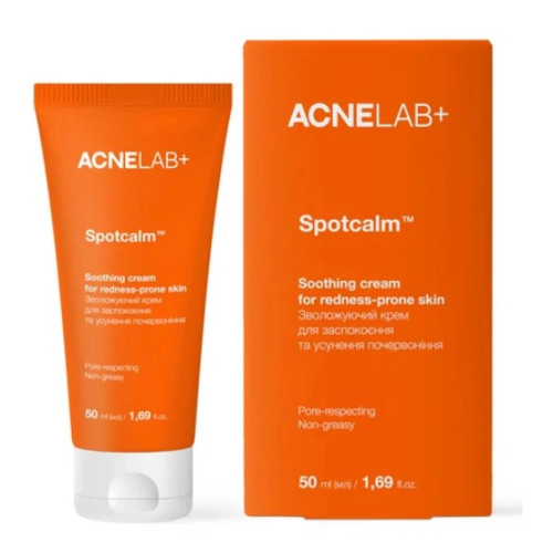 Зволожуючий крем ACNELAB+ для заспокоєння та усунення почервоніння Spotcalm Soothing 50 мл