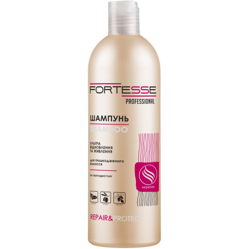 Восстанавливающий шампунь Fortesse Professional Repair&Protect 400 мл