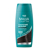 Тонуюча маска MALVA Color Ton 1.0 Чорна кава 180 мл