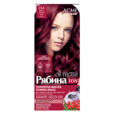 Тонирующая маска Рябина Ton oil mask 034 Дикая вишня 30 мл