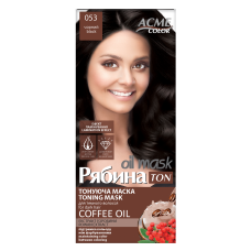 Тонирующая маска Рябина Ton oil mask 053 Черный 30 мл