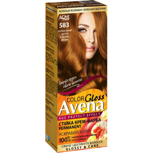 Краска для волос Acme Color Avena №583 карамельный шатен