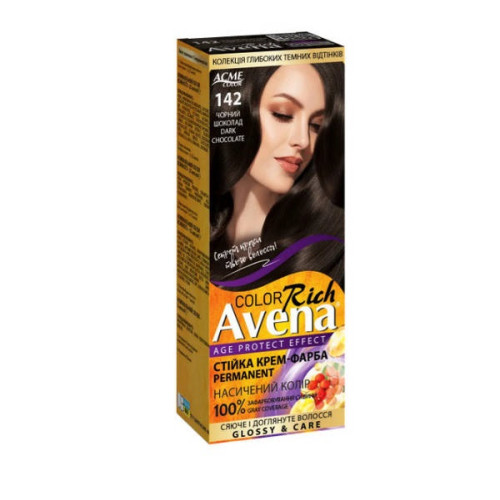 Краска для волос Acme Color Avena №142 черный шоколад