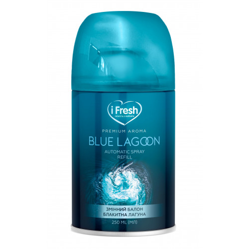 Освежитель воздуха iFresh Premium Aroma Blue Lagoon сменный баллон 250 мл