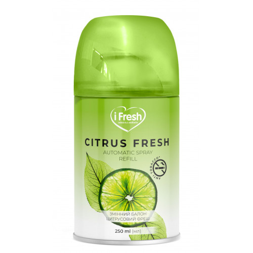 Освежитель воздуха iFresh Citrus Fresh сменный баллон 250 мл