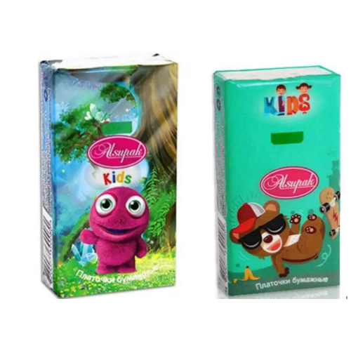 Платочки носовые Alsupak Kids 10 шт