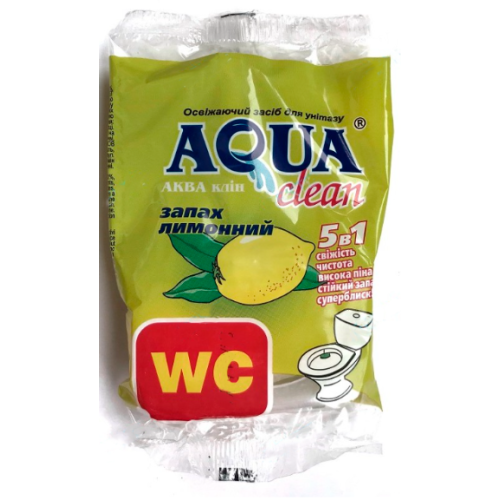 Освежающее средство для унитаза Aqua Clean лимонная корзинка 40 гр