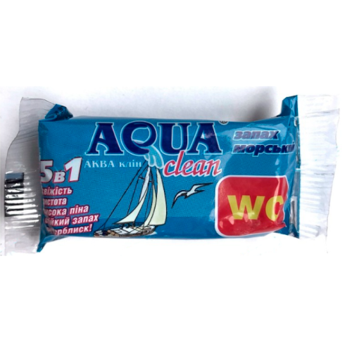 Освежающее средство для унитаза Aqua Clean морской запасной блок 1 шт