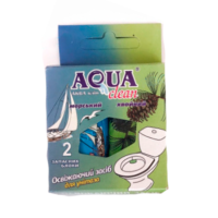 Освежающее средство для унитаза Aqua Clean море-хвоя в упаковке запасной блок 2 шт