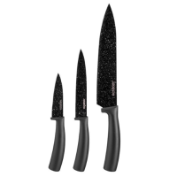 Набор ножей Ardesto Black Mars 3 шт AR2103BB