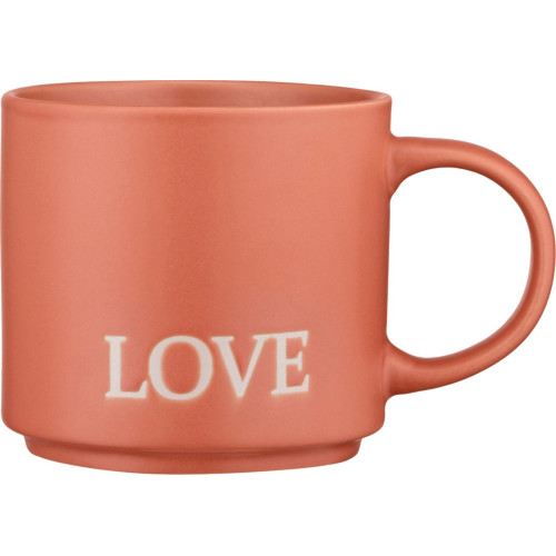 Чашка Ardesto Love оранжевая 420 мл AR3043OR