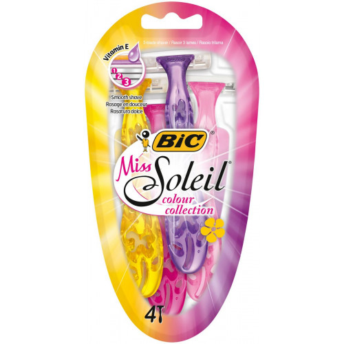 Станки для бритья Bic Miss Soleil colours 4 шт
