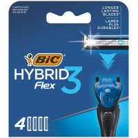 Сменные картриджи для бритья Bic Flex 3 Hybrid 4 шт