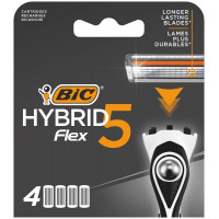 Змінні картриджі для гоління Bic Flex 5 Hybrid 4 шт