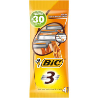Станки для гоління Bic Sensitive 3 леза 4 шт