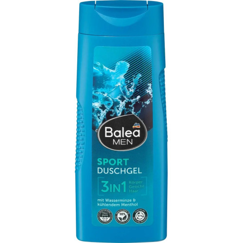 Гель для душа Balea Men 3в1 Duschgel Sport 300 мл