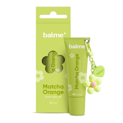 Блеск для губ Balme Matcha Orange с брелком 10 мл