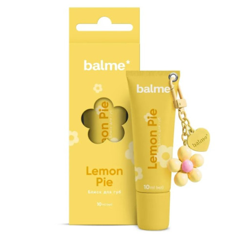 Блеск для губ Balme Lemon Pie с брелком 10 мл
