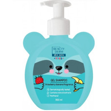 Гель-шампунь 2в1 BeautyDerm Kids с клубнично-банановым ароматом 300 мл