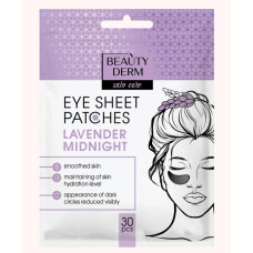 Тканинні патчі BeautyDerm для зони під очима Lavender Midnight 30 шт
