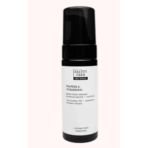 Нежная пенка для умывания BeautyDerm Skin Fiction с протеинами овса и церамидами 150 мл