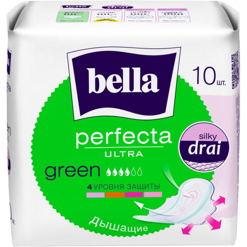 Прокладки Bella perfecta Ultra Green 10 шт