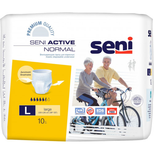 Підгузки-трусики для дорослих Seni Active Normal Large 10 шт