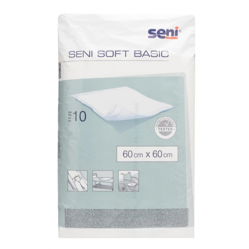 Пеленки Seni Soft Basic 60 см на 60 см 10 шт
