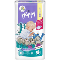 Подгузники Happy Junior Extra №6 16+ кг 54 шт