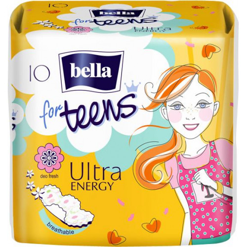 Прокладки Bella For Teens Ultra energy deo fresh 10 шт