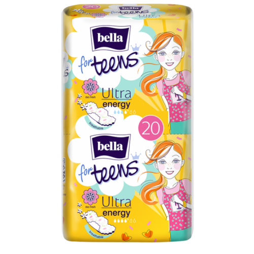 Прокладки Bella For Teens Ultra energy deo fresh 20 шт