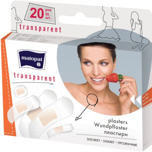 Пластир Mаtораt Transparent  набір 20 шт