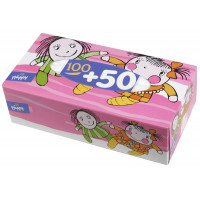 Салфетки Bella Baby Happy универсальные двухслойные 100+50 шт