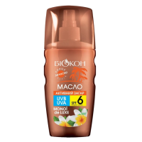Масло Активний загар Биокон monoi de luxe SPF-6 160 мл