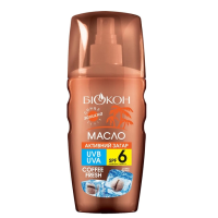 Масло Активний загар Биокон coffee&fresh SPF-6 160 мл