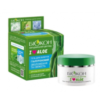 Увлажняющий гель для лица Биокон I love aloe гиалуроновый 50 мл