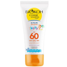 Сонцезахисний крем Біокон дитячий Baby SPF 60 водостійкий 60 мл
