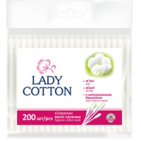 Ватные палочки Lady Cotton Полиэтиленовая упаковка 200 шт
