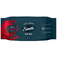 Салфетки влажные Smile For men Dragon 48 шт