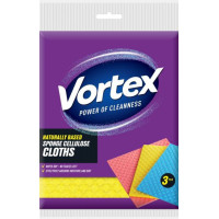 Салфетки Vortex губчатые 3 шт