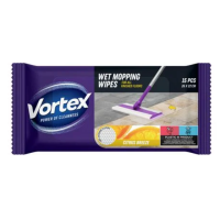 Салфетки влажные для уборки пола Vortex Citrus Breeze 15шт