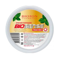 Зубной порошок  Bioton Fresh Mint BIOSENSE 75 гр